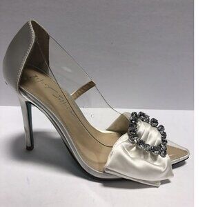 Betsey Johnson Women’s Moxie, Ivory High Heel Pumps, Size 7M